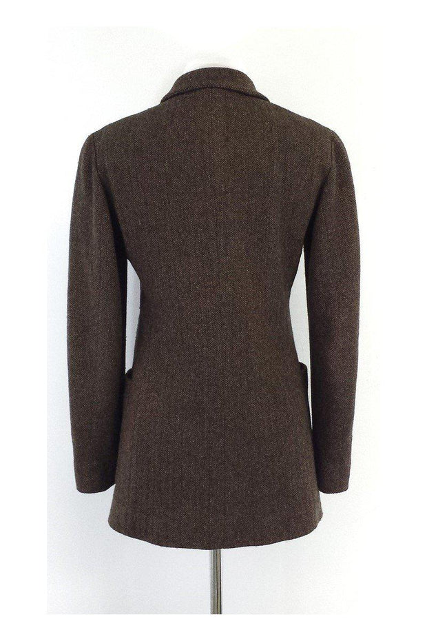 Current Boutique-Donna Karan - Brown Wool Jacket Sz 4
