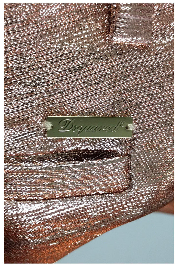Current Boutique-DSQUARED2 - Rose Gold Metallic Pants Sz 6