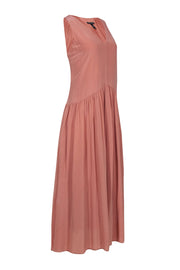 Current Boutique-Eileen Fisher - Dusty Pink Sleeveless Midi Dress Size M