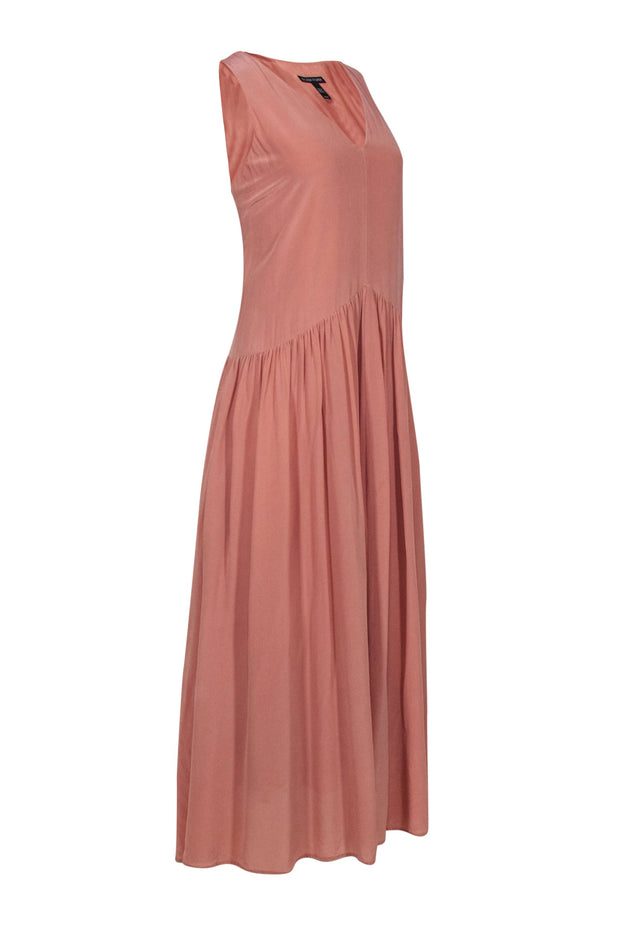 Current Boutique-Eileen Fisher - Dusty Pink Sleeveless Midi Dress Size M