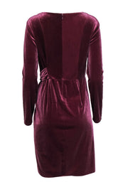 Current Boutique-Tahari - Mauve Pink Velvet Long Sleeve Sz M