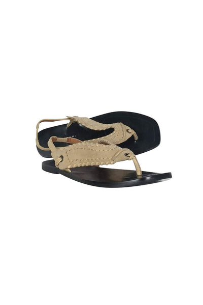 Current Boutique-Elie Tahari - Beige Slingback Sandals Sz 7