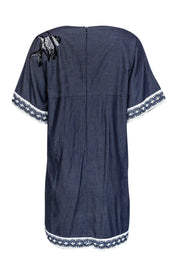 Current Boutique-Elle Sasson - Oversized Chambray Dress w/ Beading Sz S