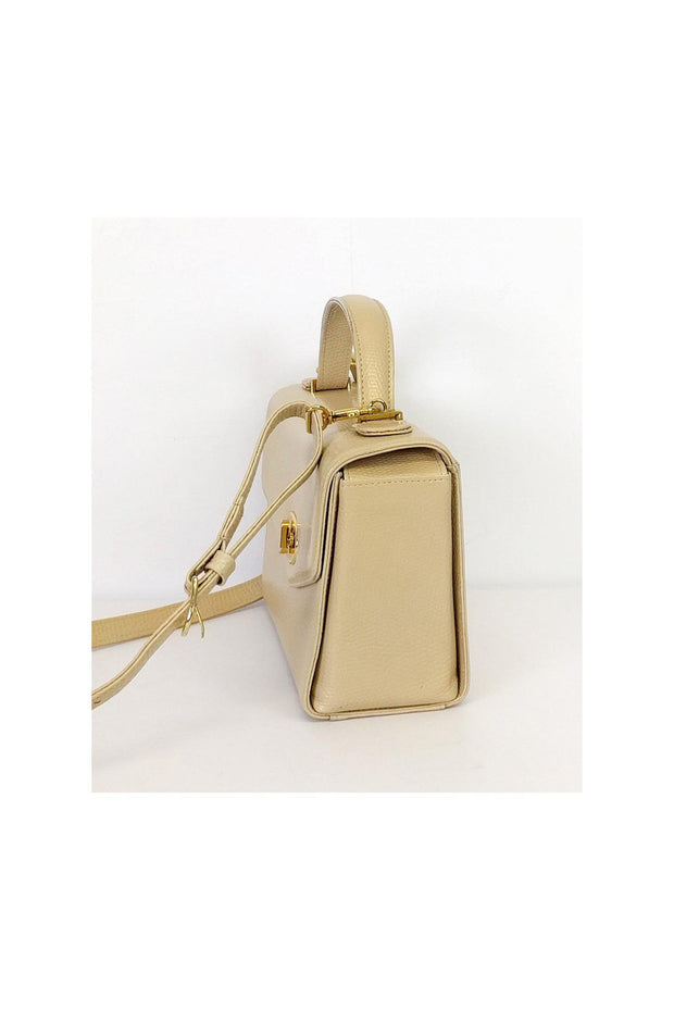 Current Boutique-Emanuel Ungaro - Cream Structured Handbag