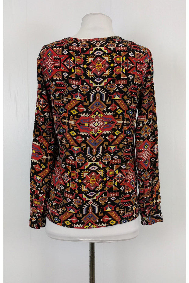 Current Boutique-Equipment - Multicolor Tribal Print Top Sz XS