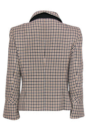 Current Boutique-Escada - Taupe & White Herringbone Tweed Blazer Sz 10
