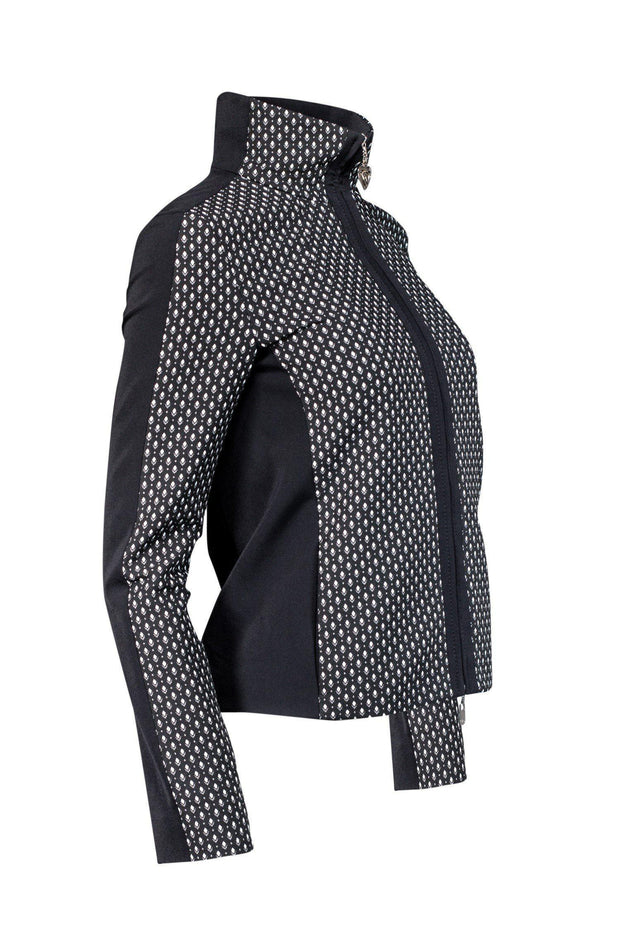Current Boutique-Escada Sport - Black & White Diamond Print Jacket Sz 2