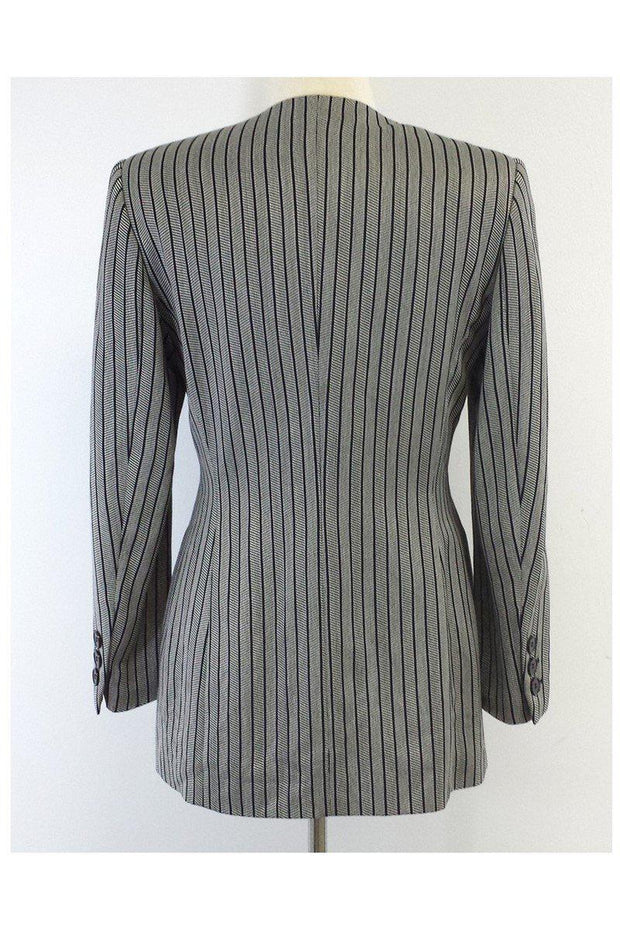 Current Boutique-Escada - Black & White Wool & Silk Jacket Sz 8