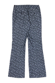 Current Boutique-Etcetera - Dark Wash Circle Patterned Wide-Leg Jeans Sz 4