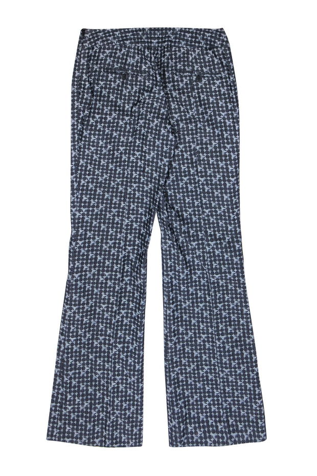 Current Boutique-Etcetera - Dark Wash Circle Patterned Wide-Leg Jeans Sz 4