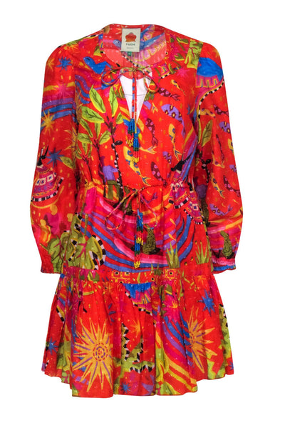 Current Boutique-Farm - Multicolored "Fruit Brush Mini Dress" Sz XS