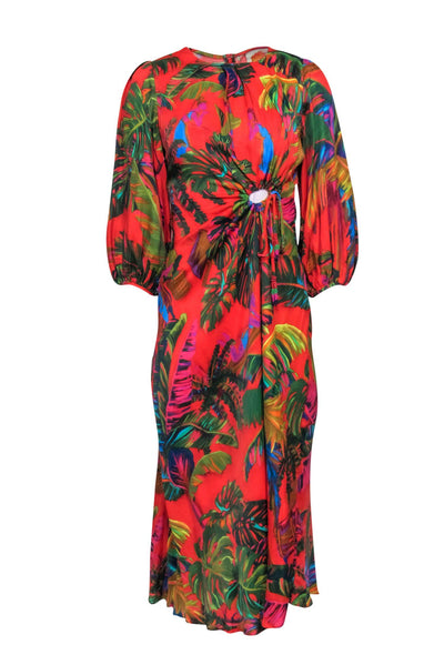 Current Boutique-Farm - Urban Jungle Midi Dress Sz XS