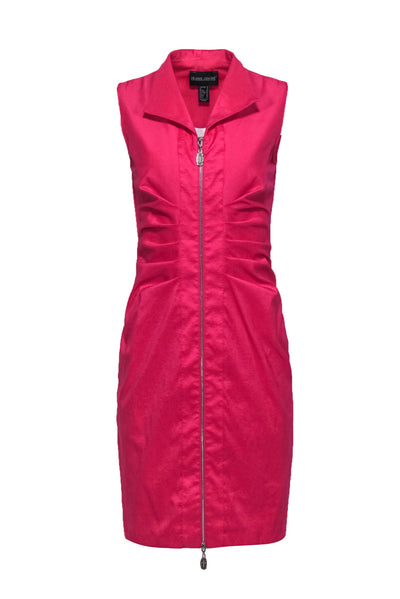 Current Boutique-Frank Lyman - Hot Pink Sleeveless Cocktail Dress Sz 6