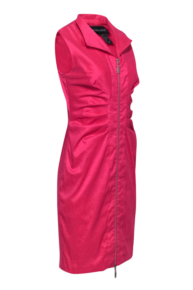 Current Boutique-Frank Lyman - Hot Pink Sleeveless Cocktail Dress Sz 6
