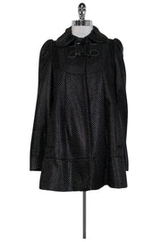 Current Boutique-French Connection - Black Woven Jacket Sz 4