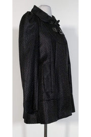 Current Boutique-French Connection - Black Woven Jacket Sz 4