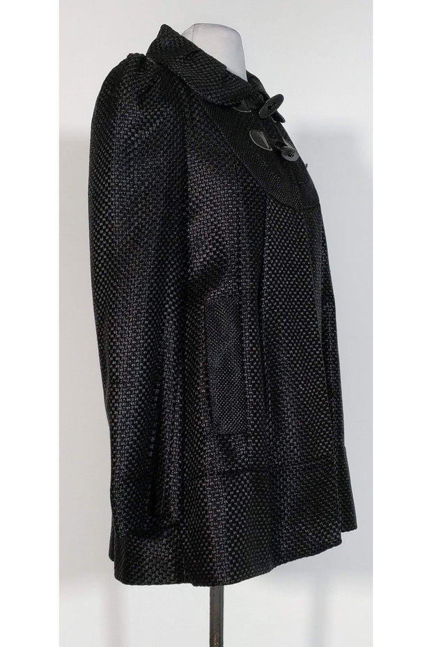 Current Boutique-French Connection - Black Woven Jacket Sz 4