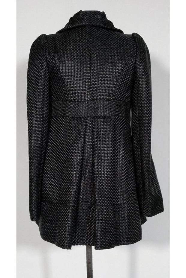 Current Boutique-French Connection - Black Woven Jacket Sz 4