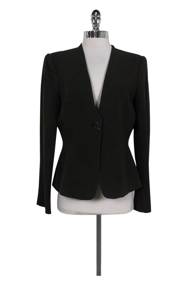 Current Boutique-Giorgio Armani - Brown Suit Jacket Sz 8