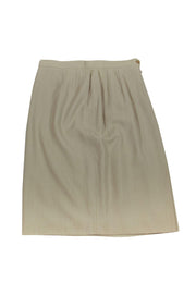 Current Boutique-Giorgio Armani - Khaki Pencil Skirt Sz 8