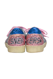 Current Boutique-Golden Goose Shoes - Pink, Silver, and Blue Glitter Color Block Ballstar Sneaker Sz 9