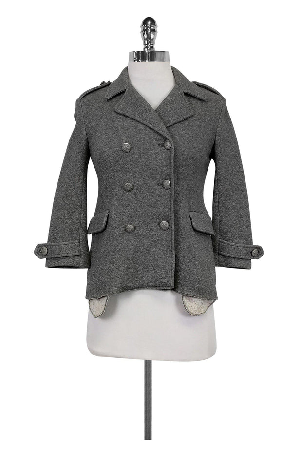 Current Boutique-Gryphon - Grey Knit Blazer Sz XS