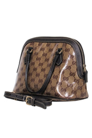 Current Boutique-Gucci - Brown "GG" Monogram Mini Convertible Crossbody