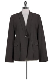 Current Boutique-Halston Heritage - Solid Grey Blazer Sz 8