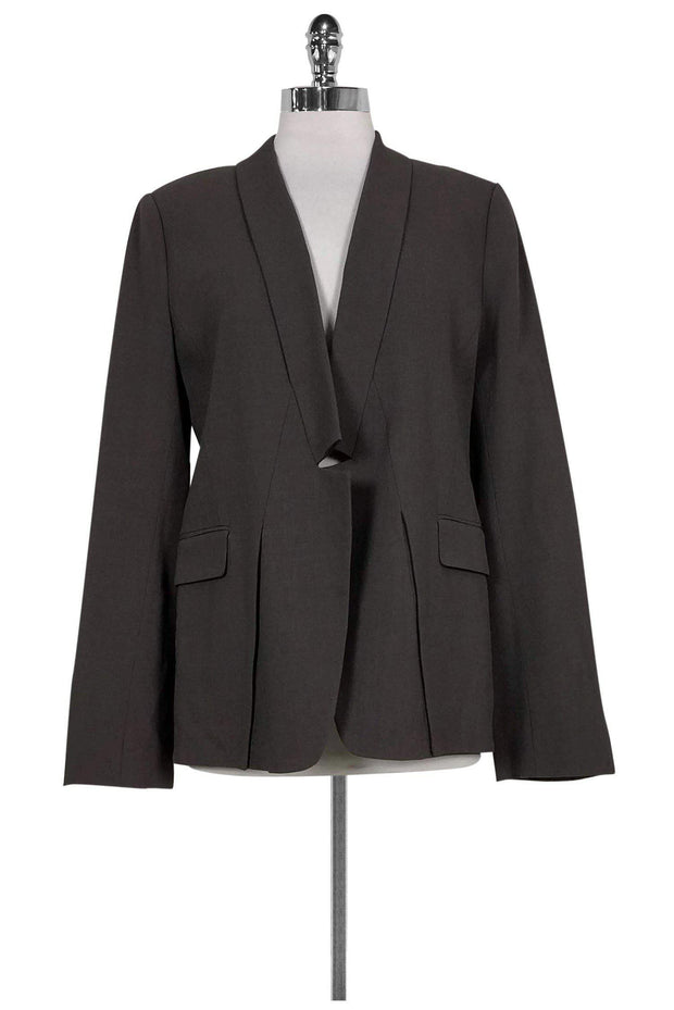 Current Boutique-Halston Heritage - Solid Grey Blazer Sz 8
