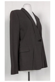 Current Boutique-Halston Heritage - Solid Grey Blazer Sz 8