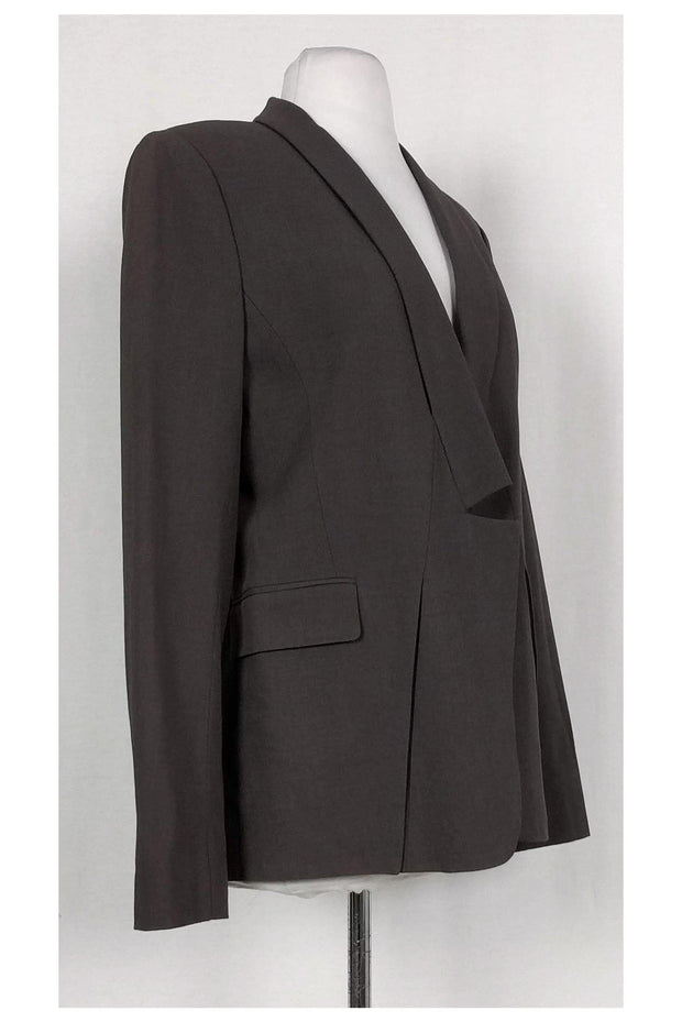 Current Boutique-Halston Heritage - Solid Grey Blazer Sz 8