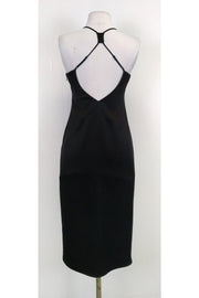 Current Boutique-Halston Heritage - Black Silver Trim Dress Sz 0
