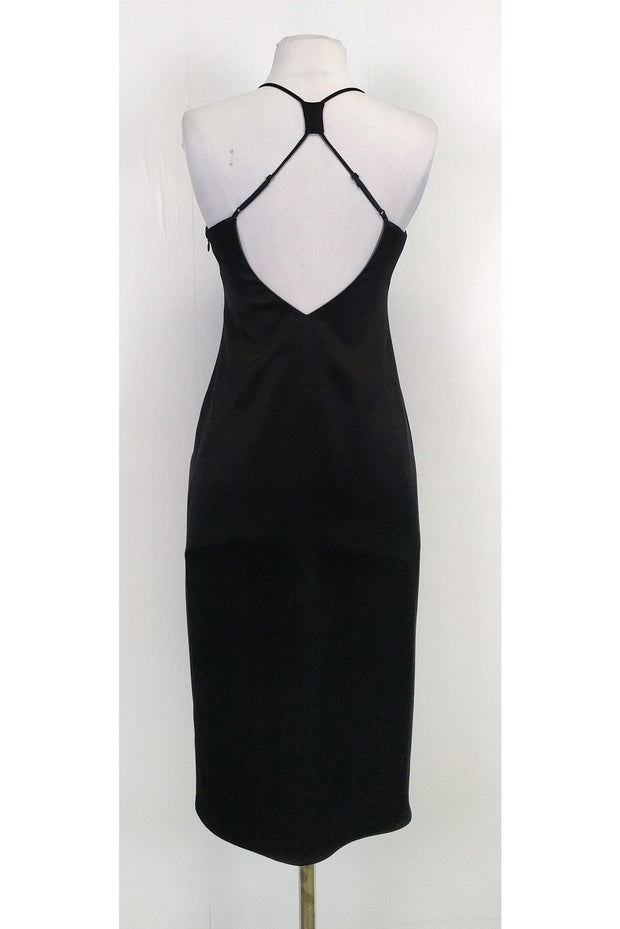 Current Boutique-Halston Heritage - Black Silver Trim Dress Sz 0
