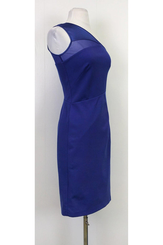 Current Boutique-Halston Heritage - Purple One Shoulder Dress Sz XS