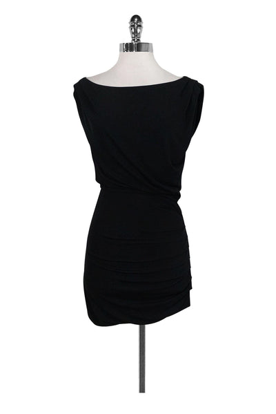 Current Boutique-Halston Heritage - Black Gathered Dress Sz XS
