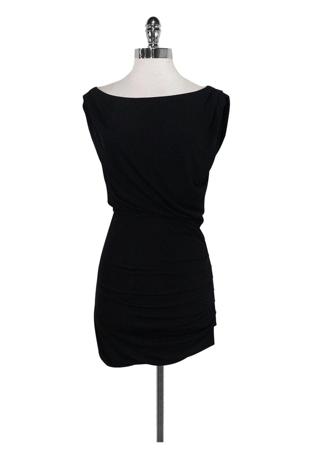Current Boutique-Halston Heritage - Black Gathered Dress Sz XS