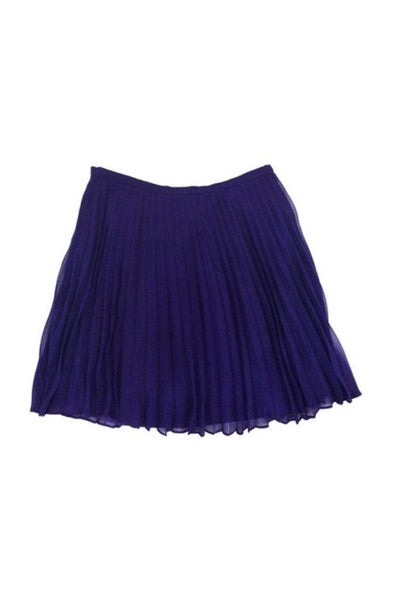 Current Boutique-Halston Heritage - Purple Pleated Skirt Sz 4