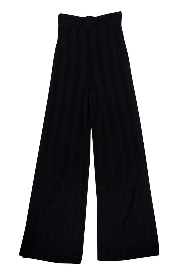 Current Boutique-Herve Leger - Black Ribbed Pants Sz S