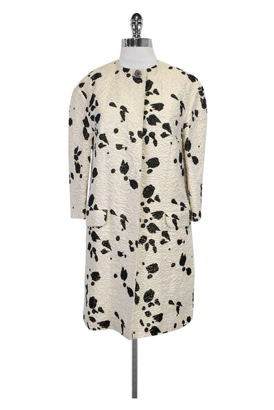 Current Boutique-Hoss Intropia - Cream Printed Jacket Sz 2