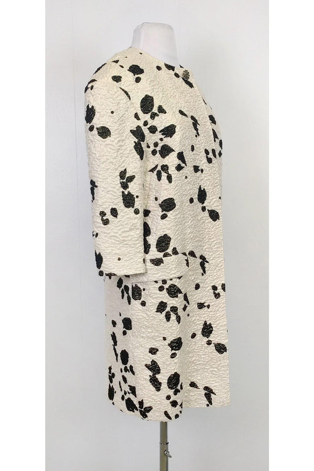 Current Boutique-Hoss Intropia - Cream Printed Jacket Sz 2