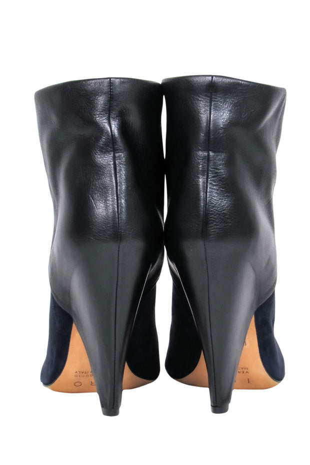 Current Boutique-IRO - Colorblocked Suede & Leather Booties Sz 8.5