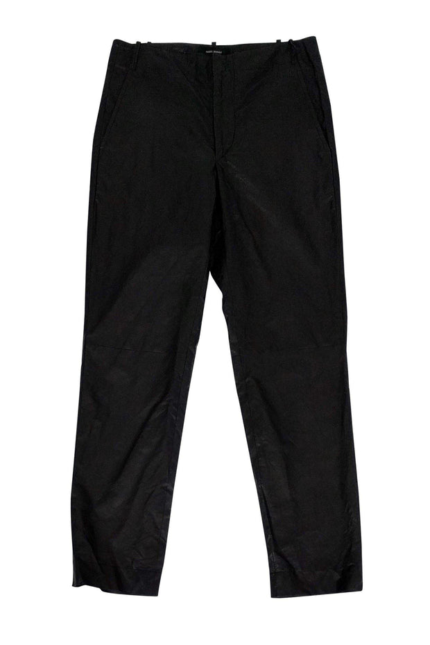 Current Boutique-Isabel Marant - Black Leather Pants Sz 2