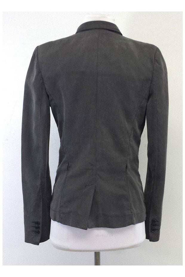 Current Boutique-Isabel Marant - Washed Grey Double Breasted Jacket Sz 8
