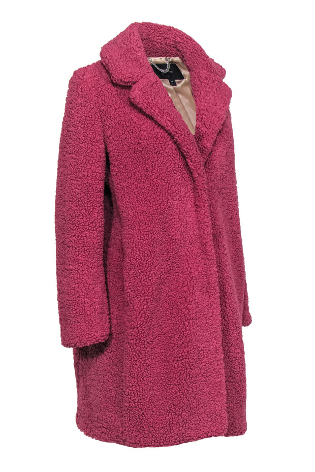 Current Boutique-J. Crew - Pink Teddy Coat Sz M