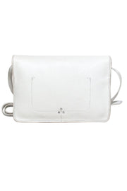 Current Boutique-Jerome Dreyfuss - Cream Pebbled Leather Frame-Style Crossbody