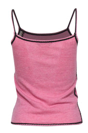 Current Boutique-John Galliano - Vintage Pink Patchwork Wool Blend Camisole Sz S