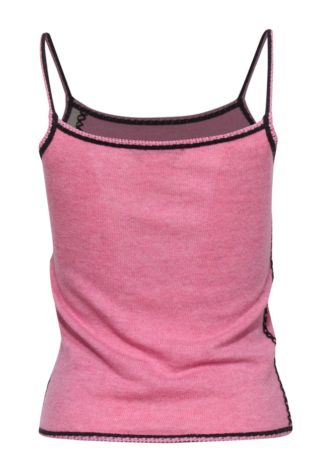 Current Boutique-John Galliano - Vintage Pink Patchwork Wool Blend Camisole Sz S