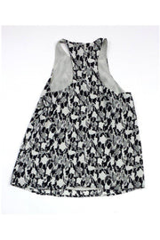 Current Boutique-Joie - Black & Grey Abstract Print Tank Sz XS