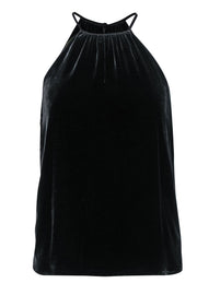 Current Boutique-Joie - Black Velvet Tank Sz XXS