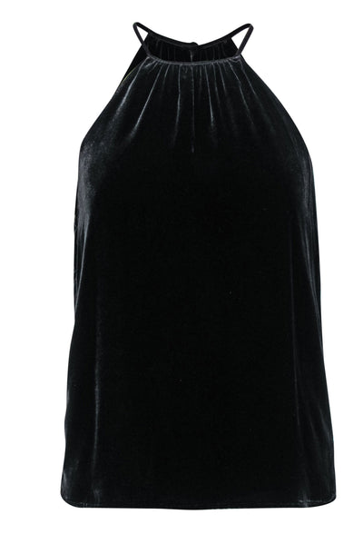 Current Boutique-Joie - Black Velvet Tank Sz XXS